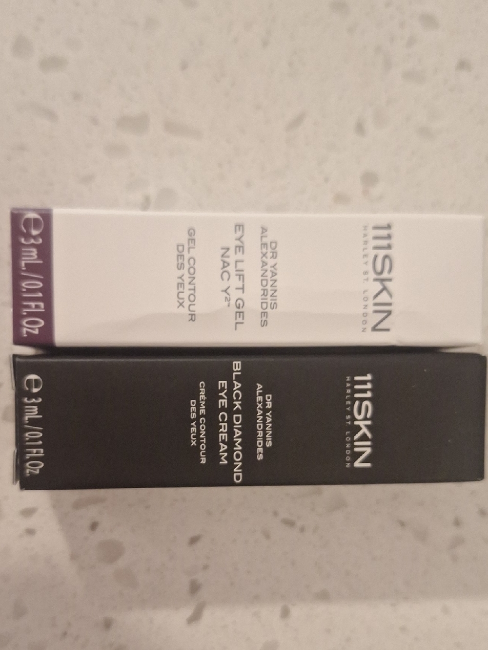 111SKIN Black Diamond Eye Cream And Eye Lift Gel NAC Y2 Samples